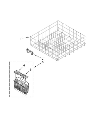 Lower rack parts