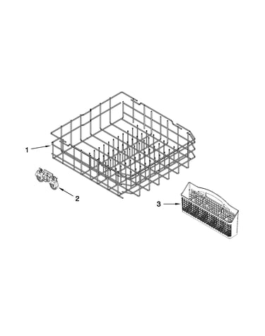 Lower rack parts