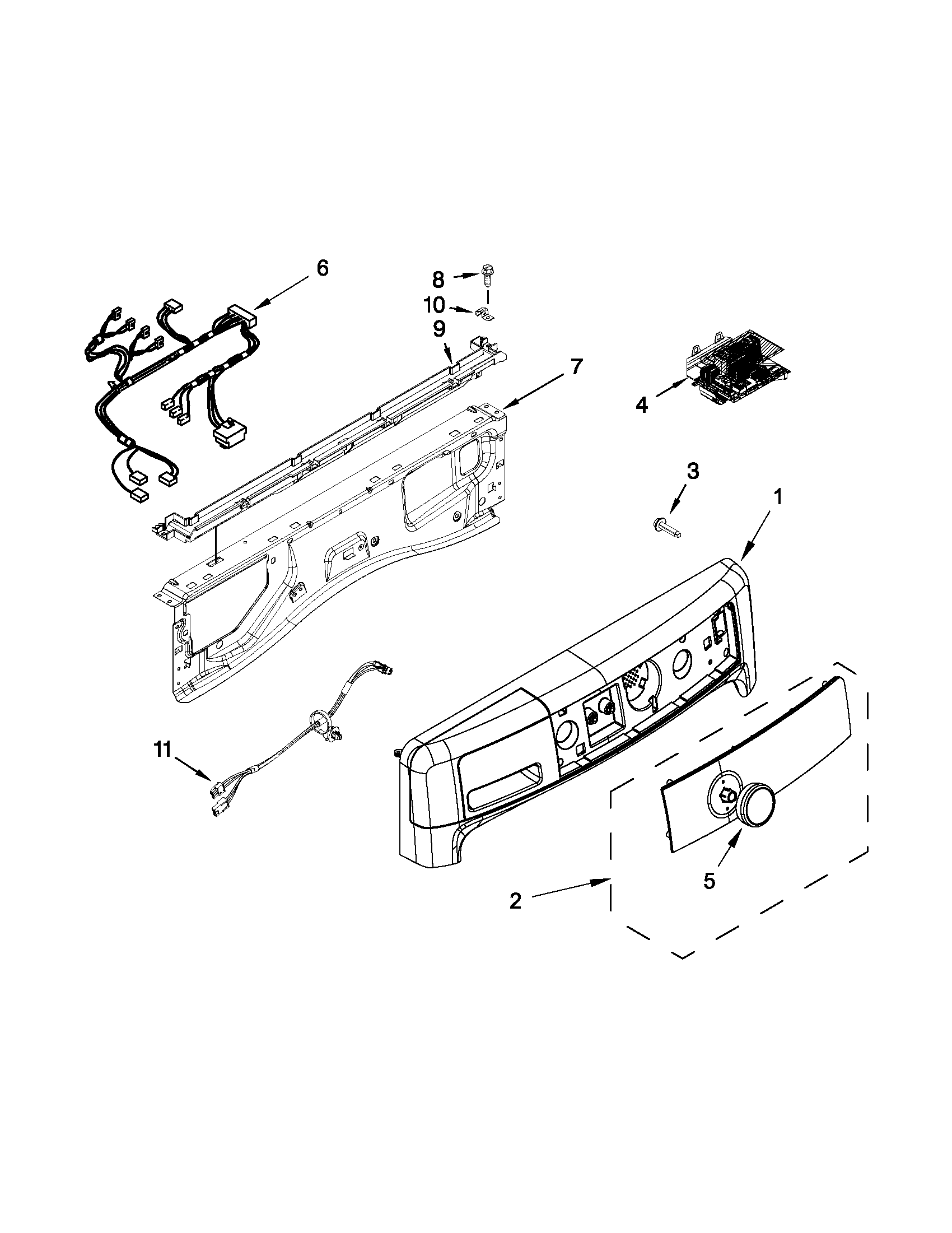 Control panel parts