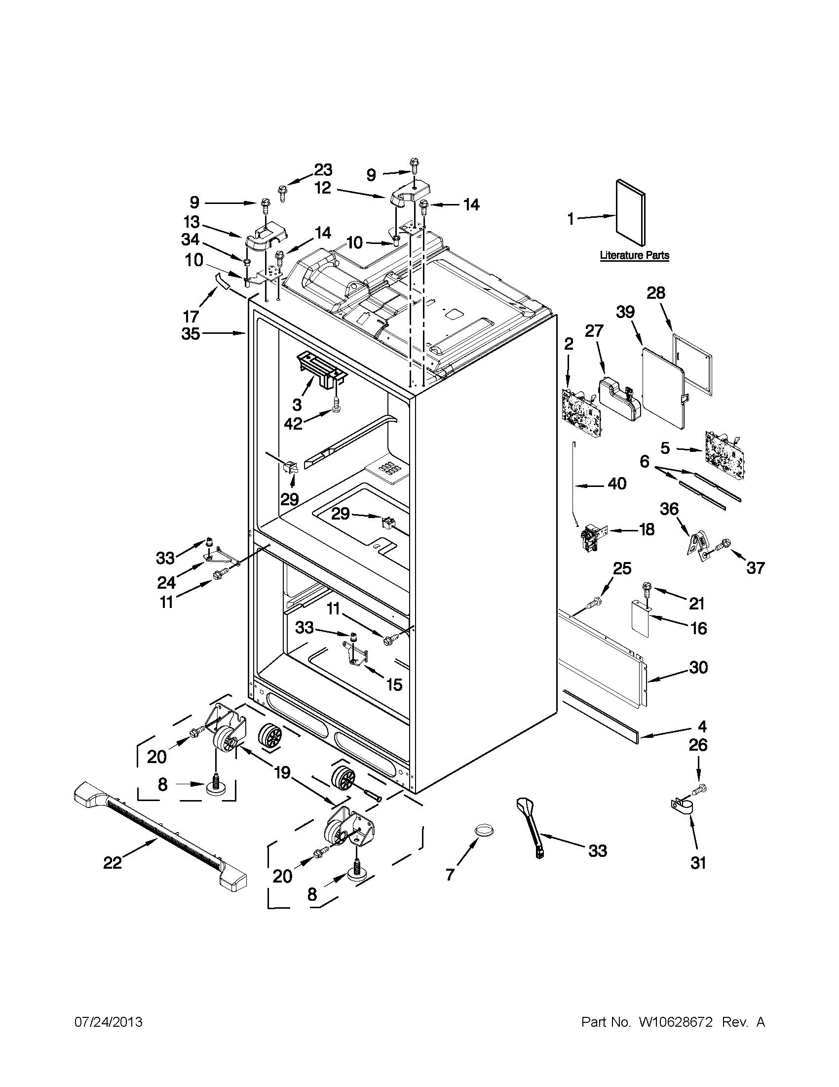 Cabinet parts