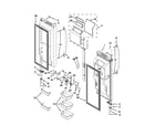 Whirlpool WRF989SDAE02 refrigerator door parts diagram