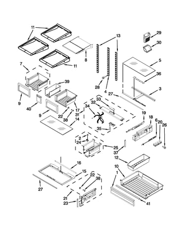 Shelf parts