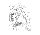 KitchenAid KP26M1FQWH5 case, gearing and planetary unit diagram