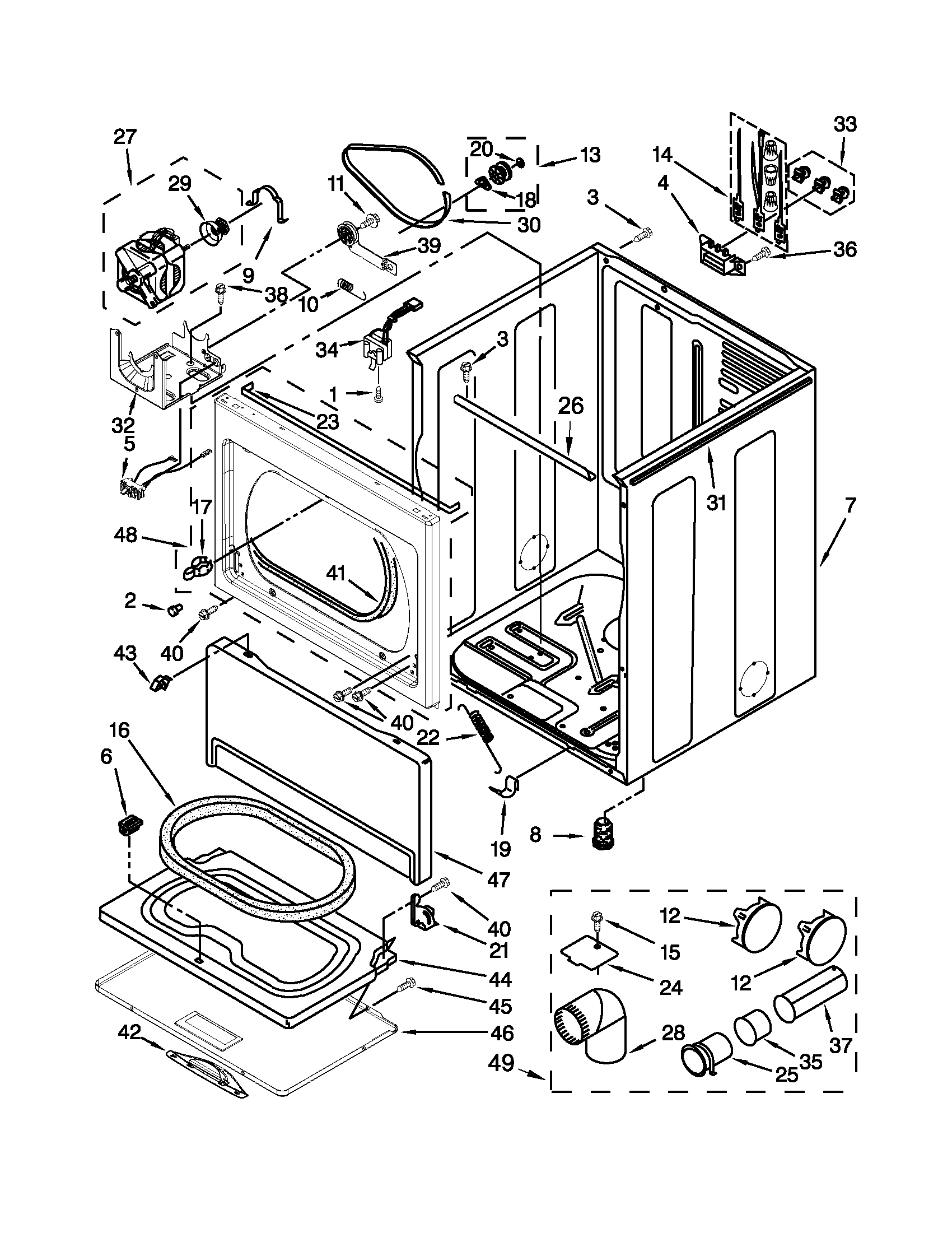 Cabinet parts