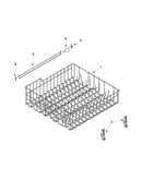Upper rack and track parts