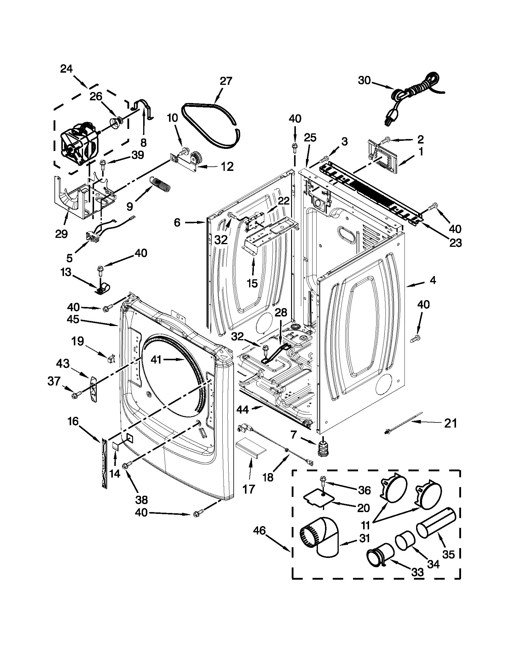 Cabinet parts