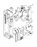 Freezer liner and air flow parts