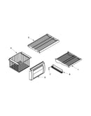 Freezer shelf parts