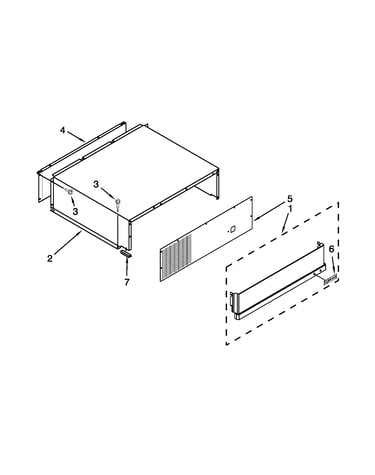Top grille and unit cover parts