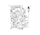 Maytag MED4000BW0 bulkhead parts diagram