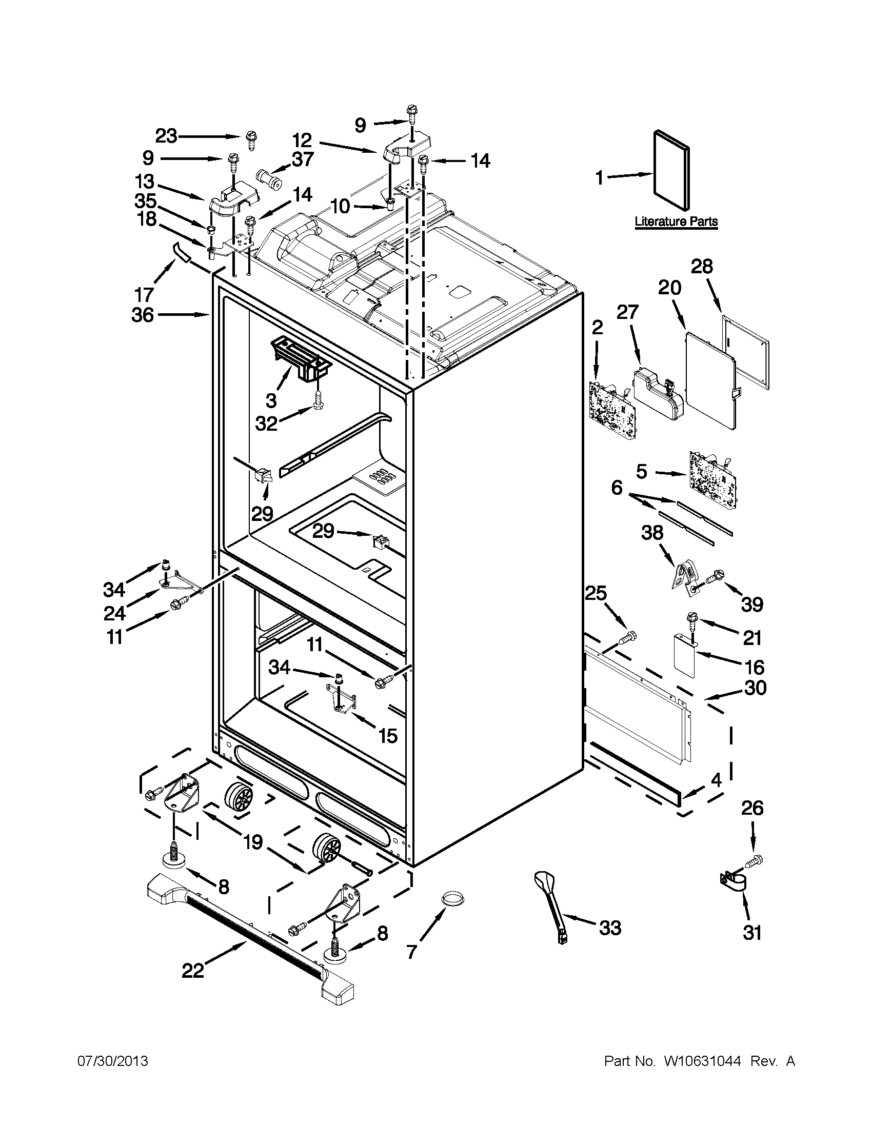 Cabinet parts