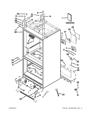 Cabinet parts