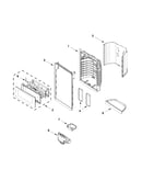 Dispenser front parts