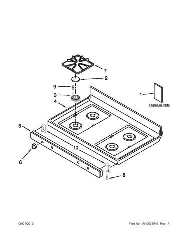 Cooktop parts