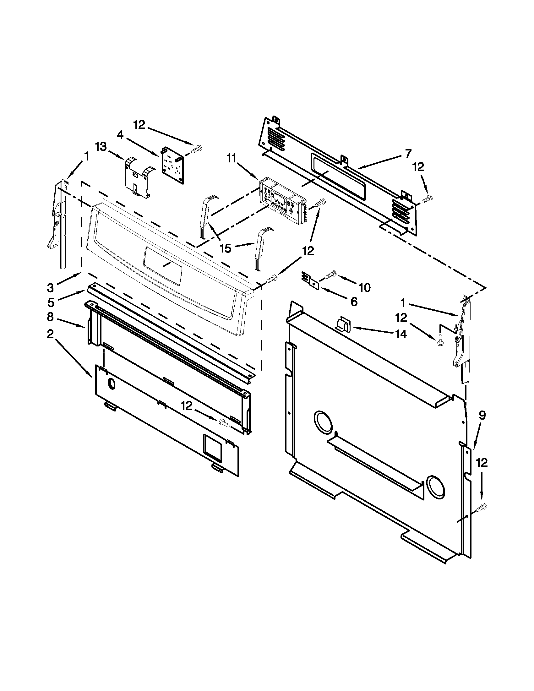 Control panel parts