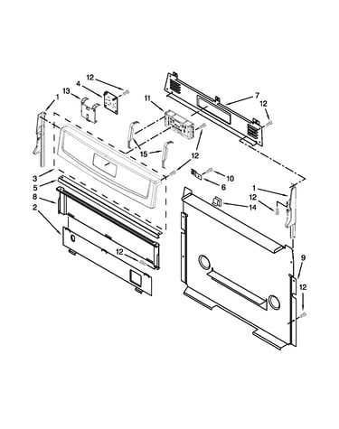 Control panel parts