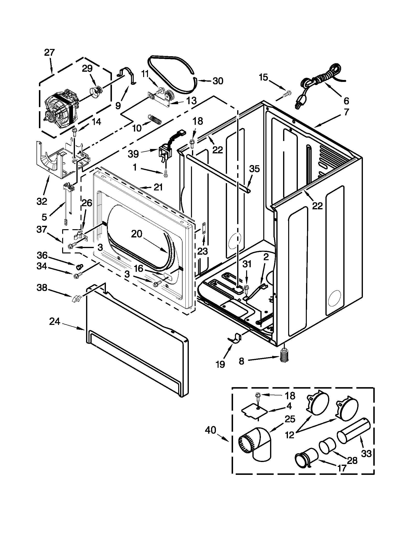 Cabinet parts
