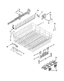 Upper rack and track parts