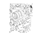 Whirlpool WED97HEXL4 bulkhead parts diagram