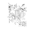 Whirlpool WGD97HEXW4 cabinet parts diagram