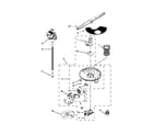 Whirlpool WDT790SLYW2 pump and motor parts diagram
