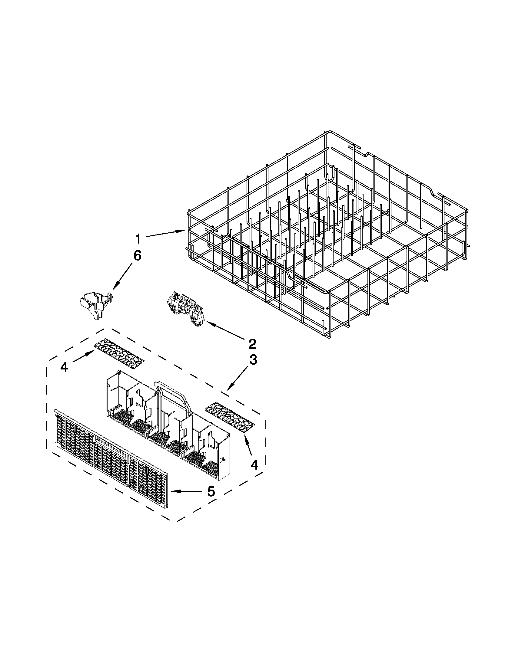 LOWER RACK PARTS