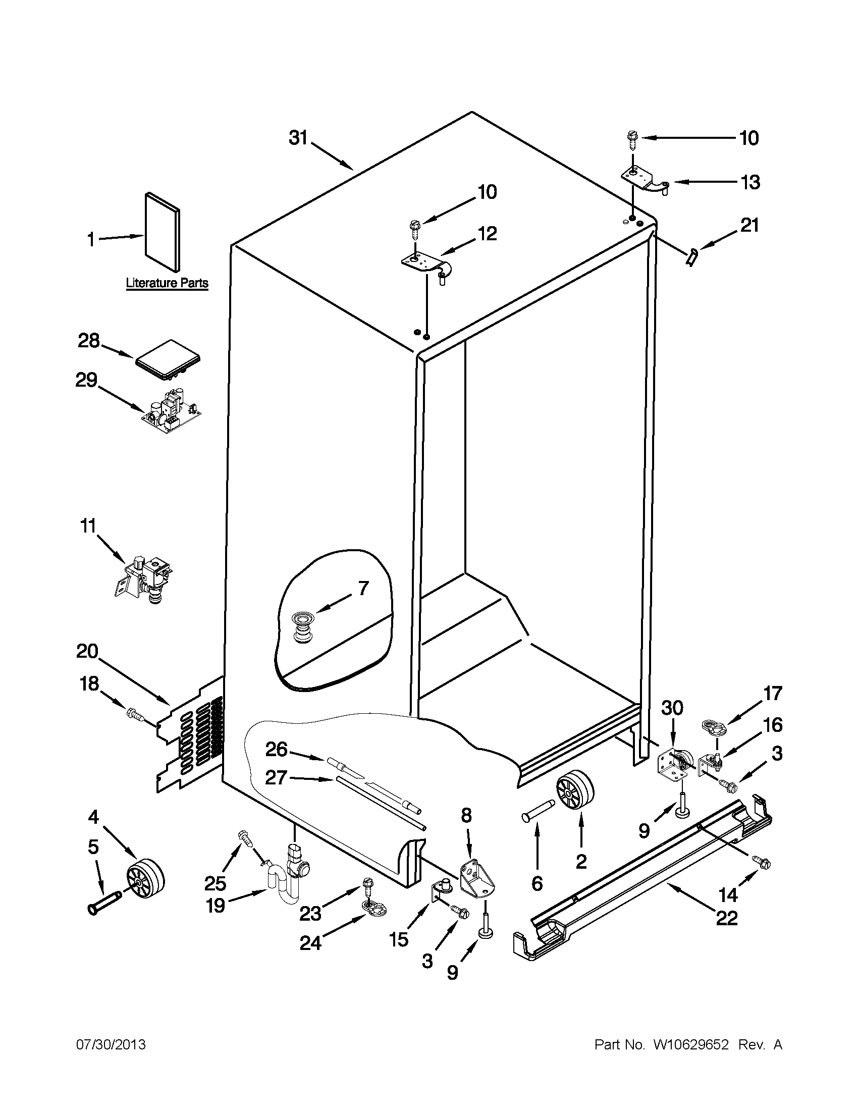 CABINET PARTS