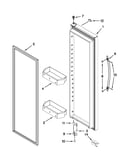 Refrigerator door parts