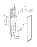Freezer door parts