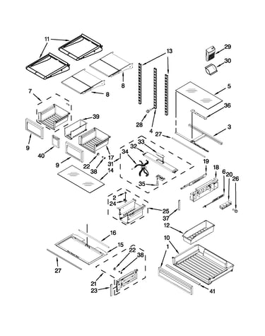 Shelf parts