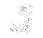 KitchenAid KFIS29BBWH02 freezer liner parts diagram