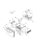 Freezer door parts