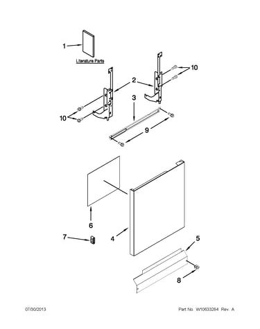Door and panel parts