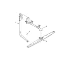 Ikea IUD6100BB1 upper wash and rinse parts diagram