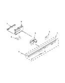 Control panel and latch parts