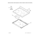 Whirlpool WFE374LVQ0 cooktop parts diagram