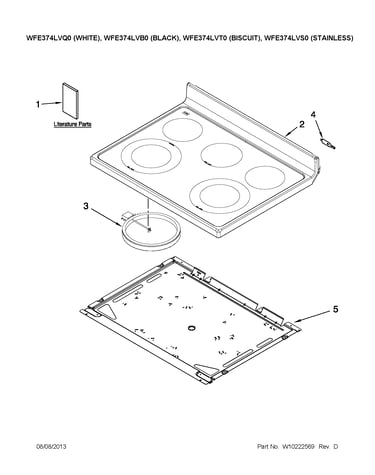 Cooktop parts