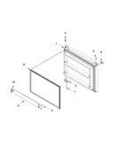 Freezer door parts