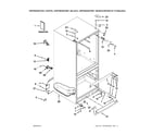 Whirlpool WRF560SMYW01 cabinet parts diagram