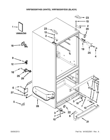 Cabinet parts