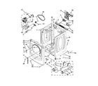 Maytag YMED7000XG1 cabinet parts diagram