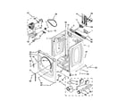 Maytag YMED7000XR2 cabinet parts diagram