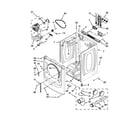 Maytag MED7000XW2 cabinet parts diagram
