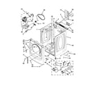 Maytag YMED7000XG3 cabinet parts diagram