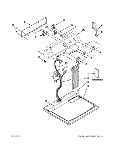 Top and console parts