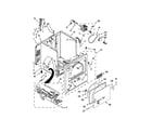Maytag MGDC300BW0 cabinet parts diagram