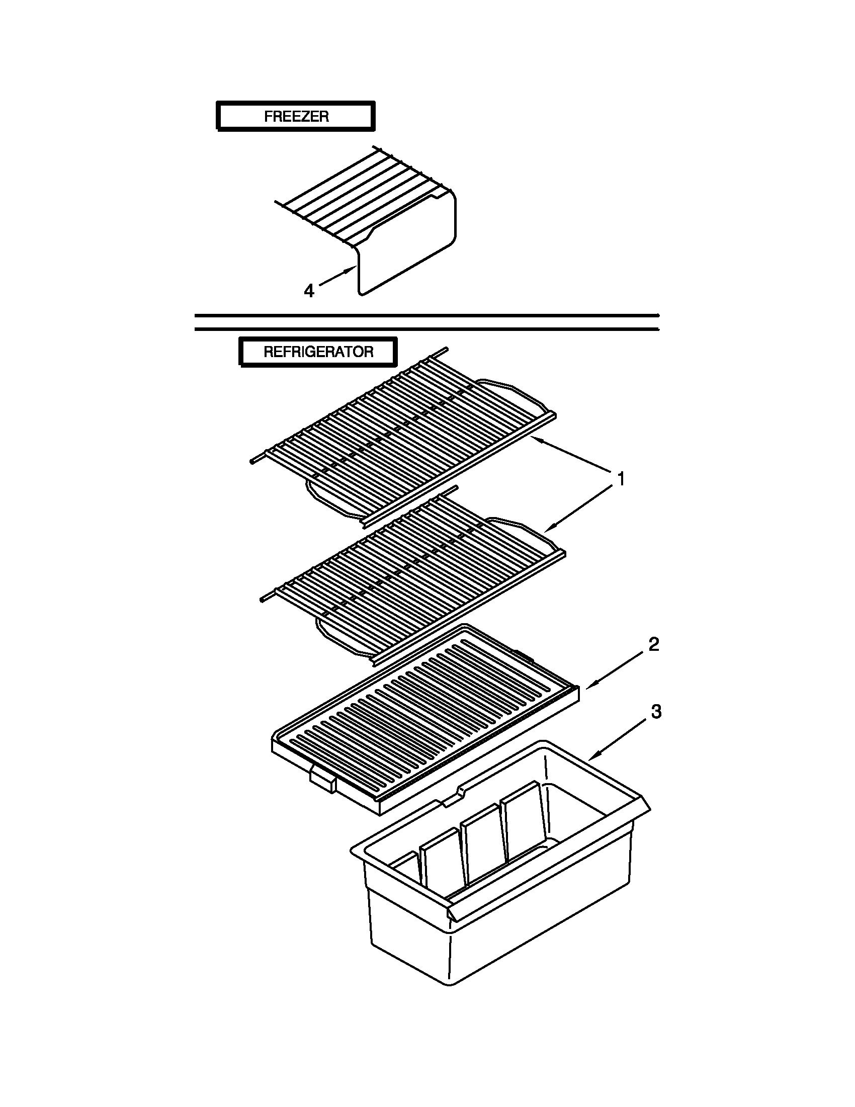 Shelf parts