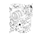 Whirlpool WED97HEXW0 bulkhead parts diagram