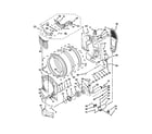 Whirlpool WGD94HEXW0 bulkhead parts diagram