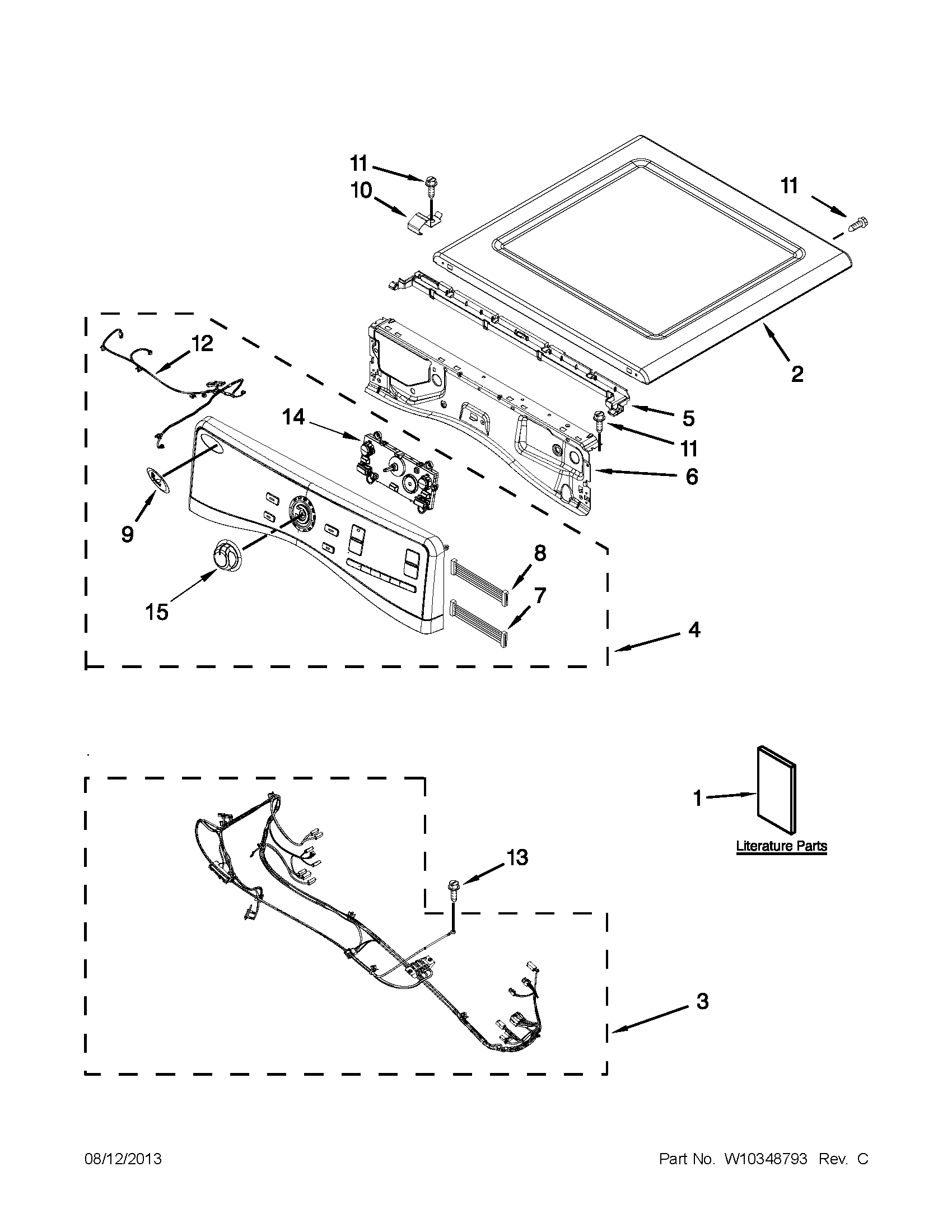 TOP AND CONSOLE PARTS